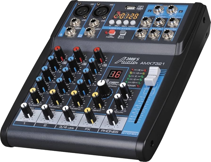 Amazon.com: Audio2000'S AMX7321 Professional Four-Channel